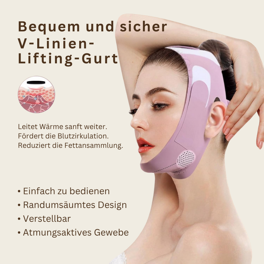 V-Lift Pro – Wiederverwendbarer Kinnriemen für eine geformte und straffe Kieferpartie