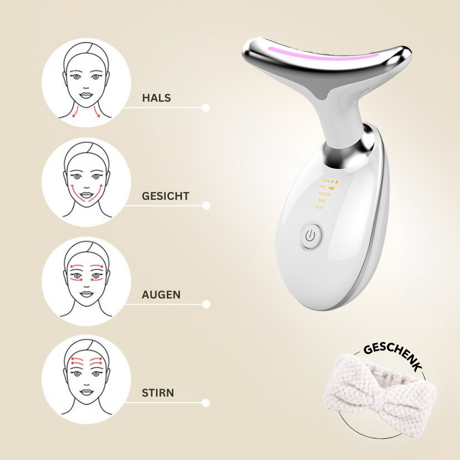 3-in-1-Mini-Gerät zur Gesichtsstraffung und -verjüngung